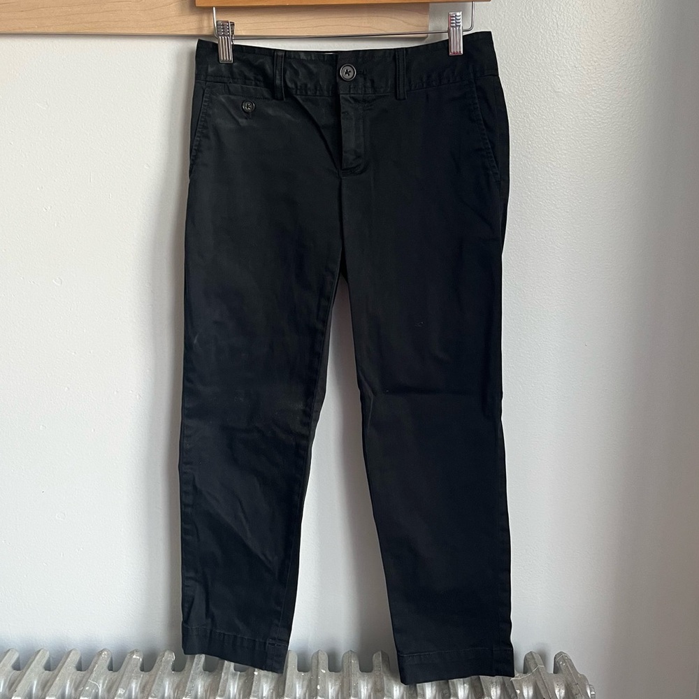 Banana Republic black chinos